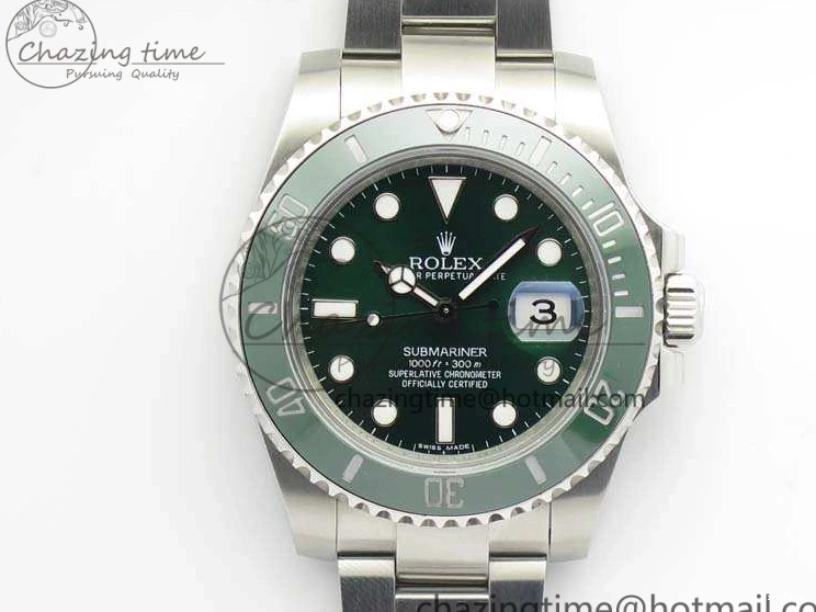 MiroTime 0110 MultiPurpose Submariner 116610 LV Green Ceramic GMF 1:1 Best Edition 904L SS Case And Bracelet SA 3513